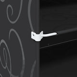 Storage Cube Organiser with 16 Cubes and Doors Black PP 4019581