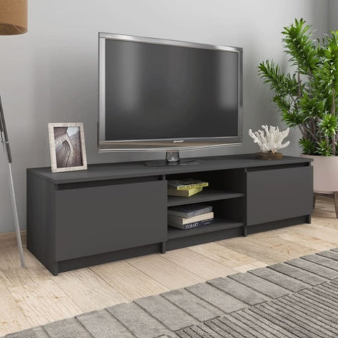 ZNTS TV Cabinet Grey 140x40x35.5 cm Engineered Wood 800650