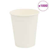 Paper Coffee Cups 1000 pcs 8oz 200ml White 4102791
