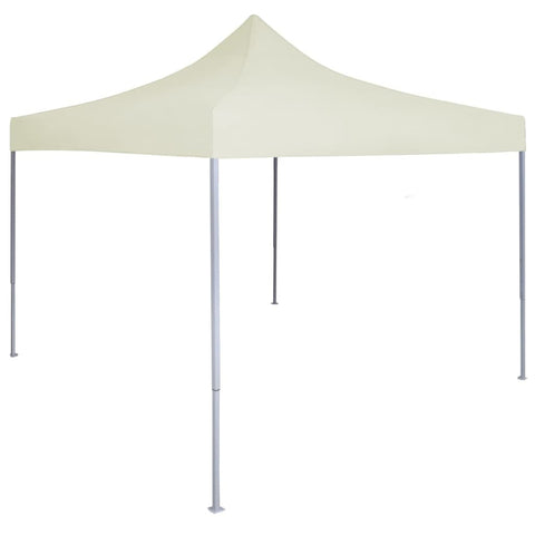 Professional Folding Party Tent 2x2 m Steel Cream 48880