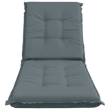 Sunlounger Cushion GEMERT 100% Polyester Blue 190 x 60 x 9 cm 947374