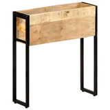 Planter 60x20x68 cm Rough Mango Wood 321941