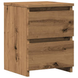 ZNTS Bedside Cabinets 2 pcs Aritisan Oak 30x30x40 cm Engineered Wood 855849