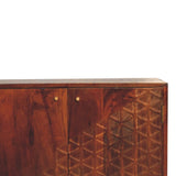 Chestnut Dice Cabinet IN3616