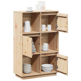 Highboard 74x35x117 cm Solid Wood Pine 814364