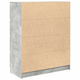 Sideboard Concrete Grey 80x35x99 cm Engineered Wood 3328483