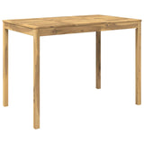 Garden Bar Table White 147 x 88.5 x 105 cm Solid Acacia Wood 901724