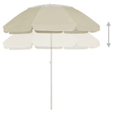 Beach Parasol Sand Yellow 300 cm 314715