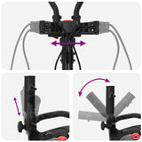 Golf Trolley with Seat Black Aluminium Foldable 42033589