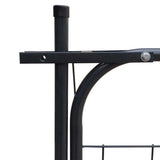 Garden Fence Gate 100x100 cm Anthracite 142293