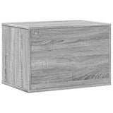 Cat Litter Box Enclosure Grey Sonoma 60x40x40 cm Engineered Wood 857729