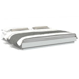 Bed Frame without Mattress White 200x200 cm 3281161
