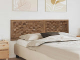 Bed Headboard Natural Solid Teak Wood 42024561