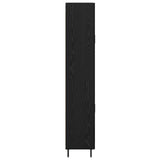 Highboard with Drawer 2 pcs Black Oak Engineered Wood 3416147