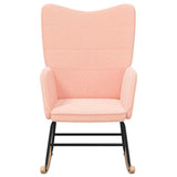 Rocking Chair Pink Sherpa Fabric 42001785