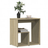 ZNTS Side Tables 2 pcs Sonoma Oak 50x30x50 cm Engineered Wood 840560