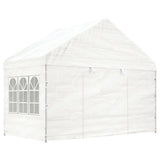 Gazebo with Roof White 13.38x4.08x3.22 m Polyethylene 3155490