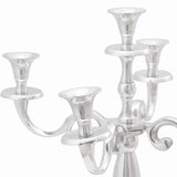 Candle Holder Silver 39 x 39 x 60 cm Aluminium 42000155