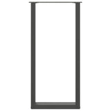 Bar Table Legs U-Shaped 2 pcs Anthracite 50x cm Steel 4013234