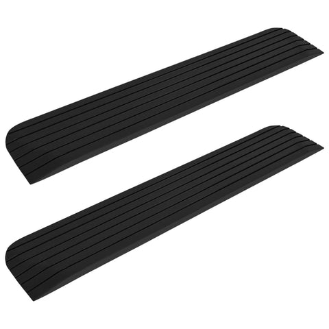 ZNTS Threshold Ramps 2 pcs 110x21x2.5 cm Rubber 150971