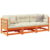 Garden Sofa Set Wax Brown Solid Pine Wood Medium Modular 3299265