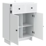 Sideboard with Drawer White 66 x 34.5 x 90 cm Engineered Wood 893945