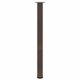 Bar Table Legs 4 pcs Natural Steel 110-112 cm Steel 4012483