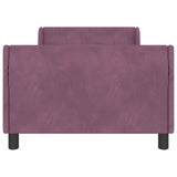 Children's Bed Frame with Headboard Purple 80 x 200 cm Velvet 42010871