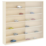 Wall Display Case with Shelf Beige 60 x 8.5 x 54 cm Plywood 42015626