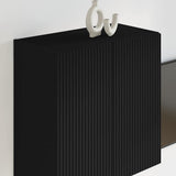 TV Wall Cabinet Black 59.5 x 31 x 60 cm Engineered Wood 892350