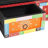 TV Cabinet Multicolour 100 x 30 x 24 cm Solid Mango wood 4017578