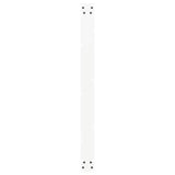 Dining Table Legs U-Shaped 3 pcs White 100x cm Steel 4013213