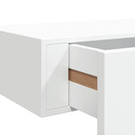 Wall-mounted Drawer Shelf White 60x23.5x10 cm MDF 330255