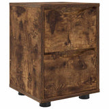 Bedside Table Smoked Oak 30.5 x 30 x 43 cm Engineered Wood 888807