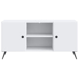 TV Cabinet White 102 x 34.5 x 50 cm Engineered Wood 895615