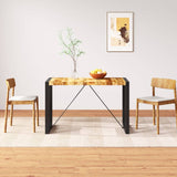 ZNTS Dining Table Solid Rough Mango Wood 120 cm 243996