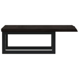 Basin Shelf Wall Mounted Steel and Solid Wood Oak 3302573