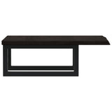 ZNTS Basin Shelf Wall Mounted Steel and Solid Wood Oak 3302573