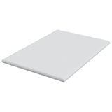 Mattress Topper White 140 x 200 x 6 cm Jaquard Fabric 4106194