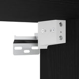 TV Cabinet Set Wall-mounted 5 pcs Black Oak Engineered Wood 3393385