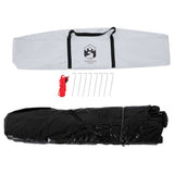 Camping Tent 5-Person White Blackout Fabric Quick Release 4004176