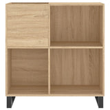 Record Cabinet Sonoma Oak 84.5x38x89 cm Engineered Wood 831783