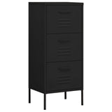 Storage Cabinet Black 42.5x35x101.5 cm Steel 336187