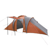 Family Tent Dome 6-Person Grey and Orange Waterproof 94345