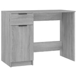 Desk Grey Sonoma 100x50x75 cm Engineered Wood 817127