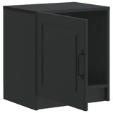 Bedside Cabinet Black 43 x 34.5 x 47 cm Engineered Wood 895717