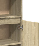 Bathroom Cabinet Sonoma Oak 30x30x100 cm Engineered Wood 847389