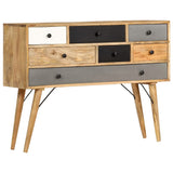 Sideboard 110x30x82 cm Solid Mango Wood 285822