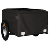 Bike Trailer Black and Green 45 kg Iron 94088