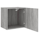 TV Wall Cabinets 2 pcs Grey Sonoma 40.5x30x40 cm Engineered Wood 836907